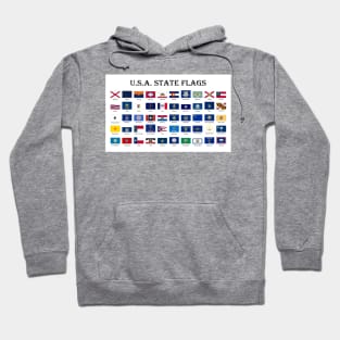 United States of America State flags Hoodie